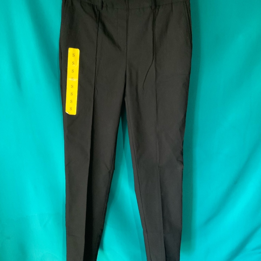 Hilary Radley Women’s Black Built In Tummy Control Straight Pants